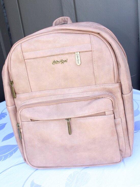 Brand New! Laptop Backpack. Cotton Road. Durable PU Leather